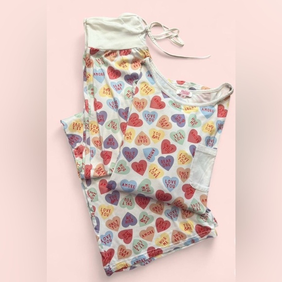Jordann Jammies Other - Heart Print Pajama Set